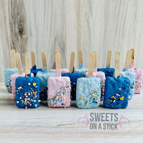 Dipped Rice Krispy Treats - Made to Order - Sweets on a Stick