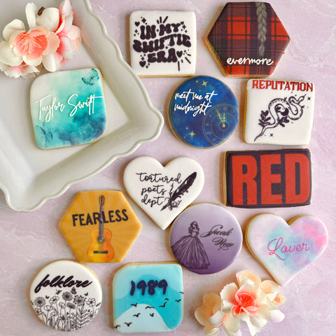 Taylor Swift Inspired Cookies - Made to Order
