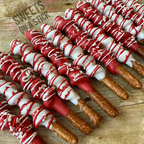 Dozen Graduation Dipped Pretzels - Sweets on a Stick