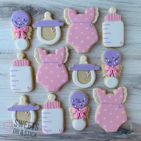 Baby Shower Cookies - Made to Order - Sweets on a Stick