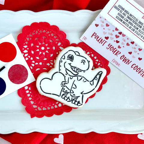 Valentine's Day Paint-Your-Own Cookies
